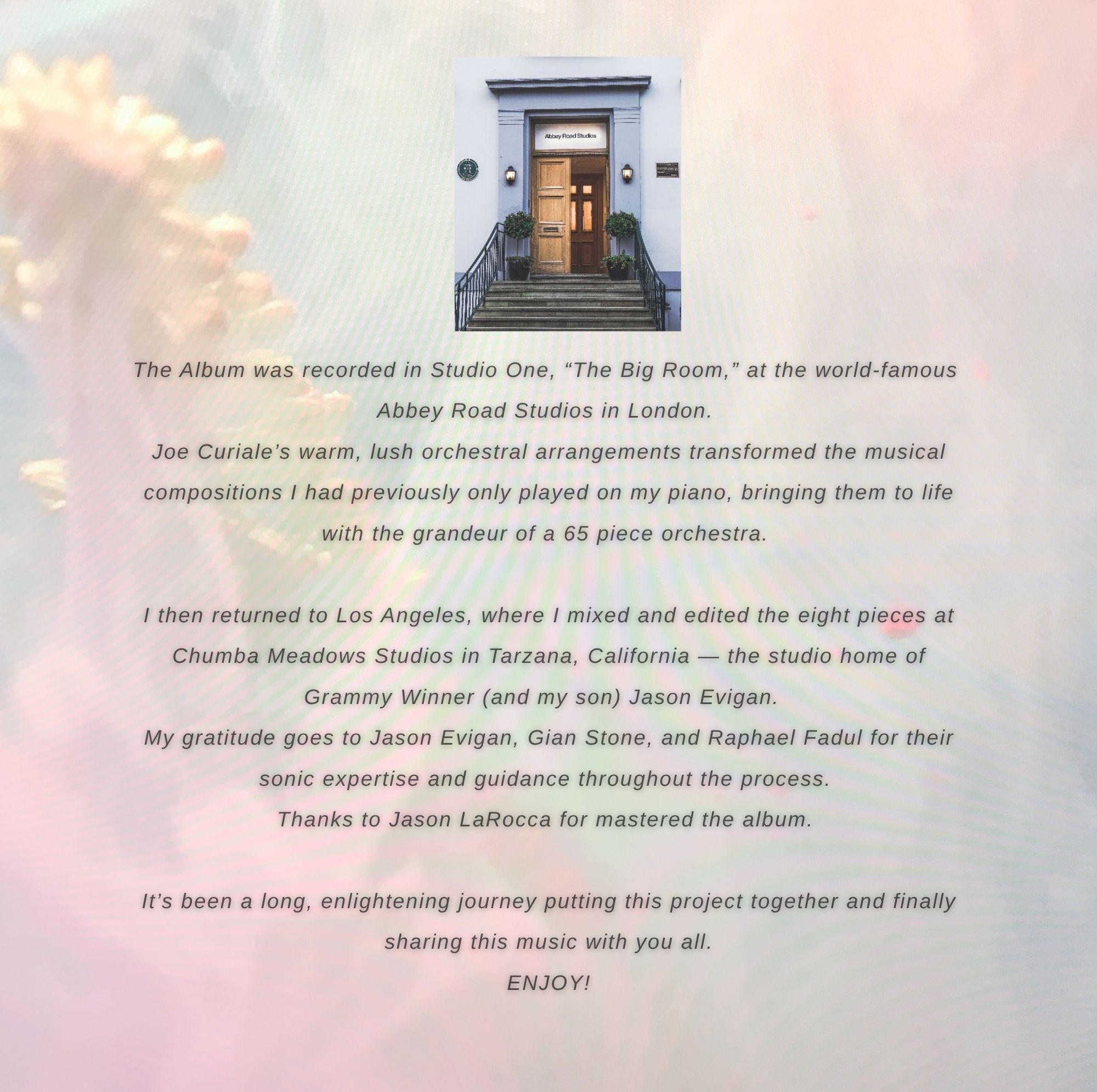 Greg Evigan with London's Royal Philharmonic Orchestra (Recorded at Abbey Road)